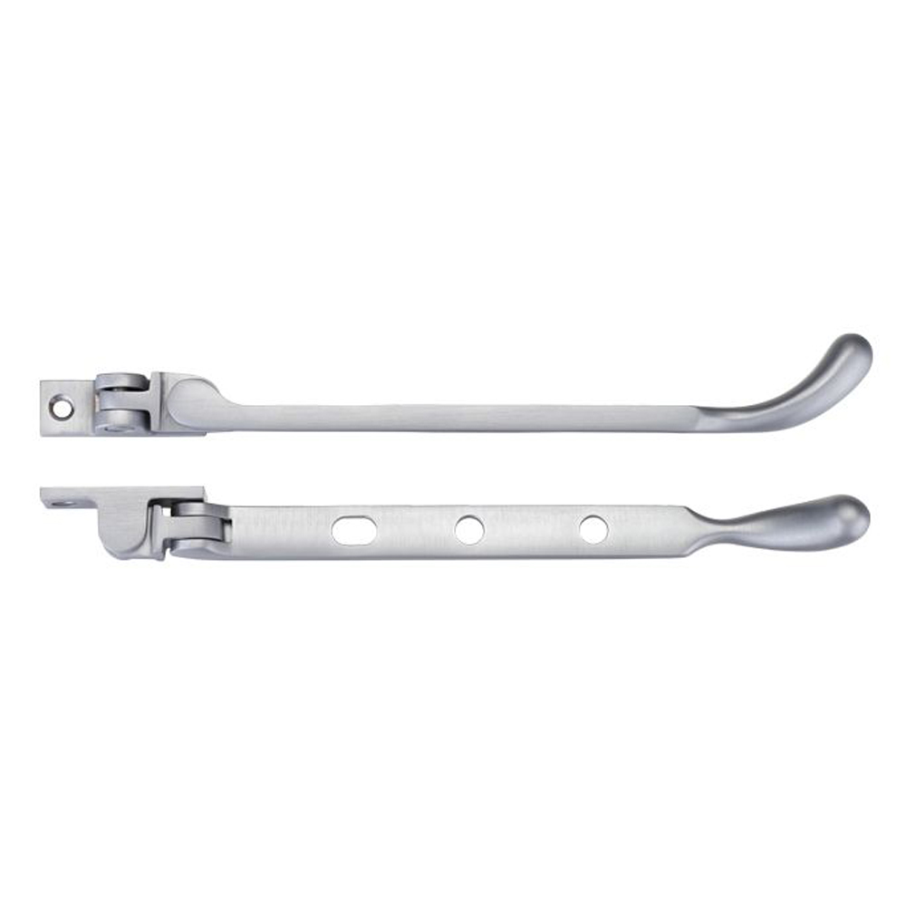 ZOO FB100SC Bulb End Casement Stay 200mm - Satin Chrome
