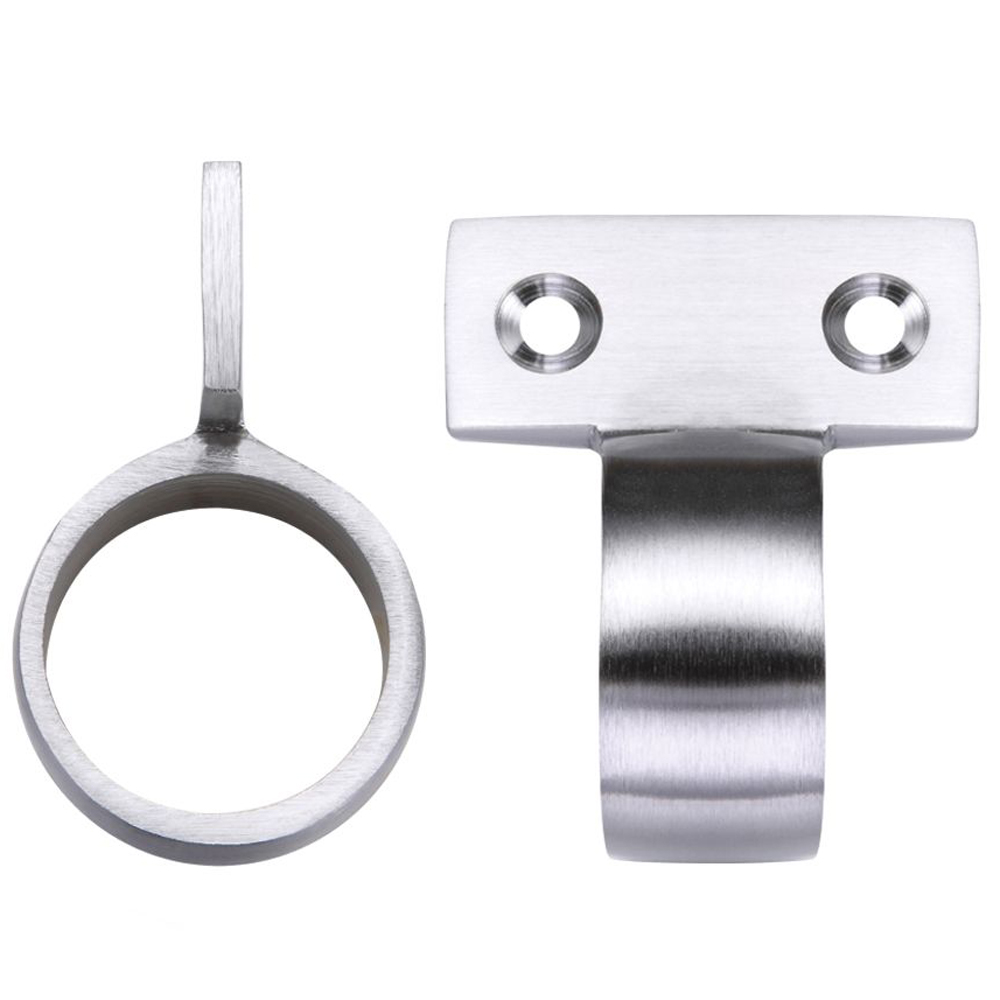 ZOO FB36SC Window Sash Ring Vertical Fix - 28mm - Satin Chrome