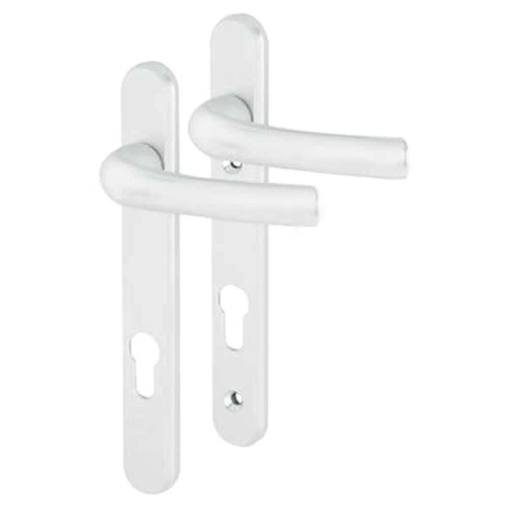 Hoppe Tokyo Security Handles White UPVC UPVC Door Handles