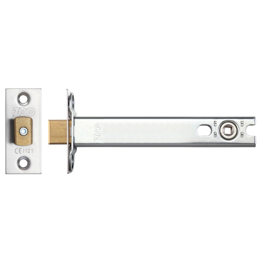 ZOO ZTDA152 Heavy Duty Tubular Deadbolt 152mm - C/W SSS Forends - Satin Stainless Door Latches
