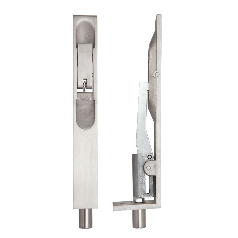 ZOO ZAS02SS Lever Action Flush Bolt - 20 X 150mm - Satin Stainless Flush Bolts