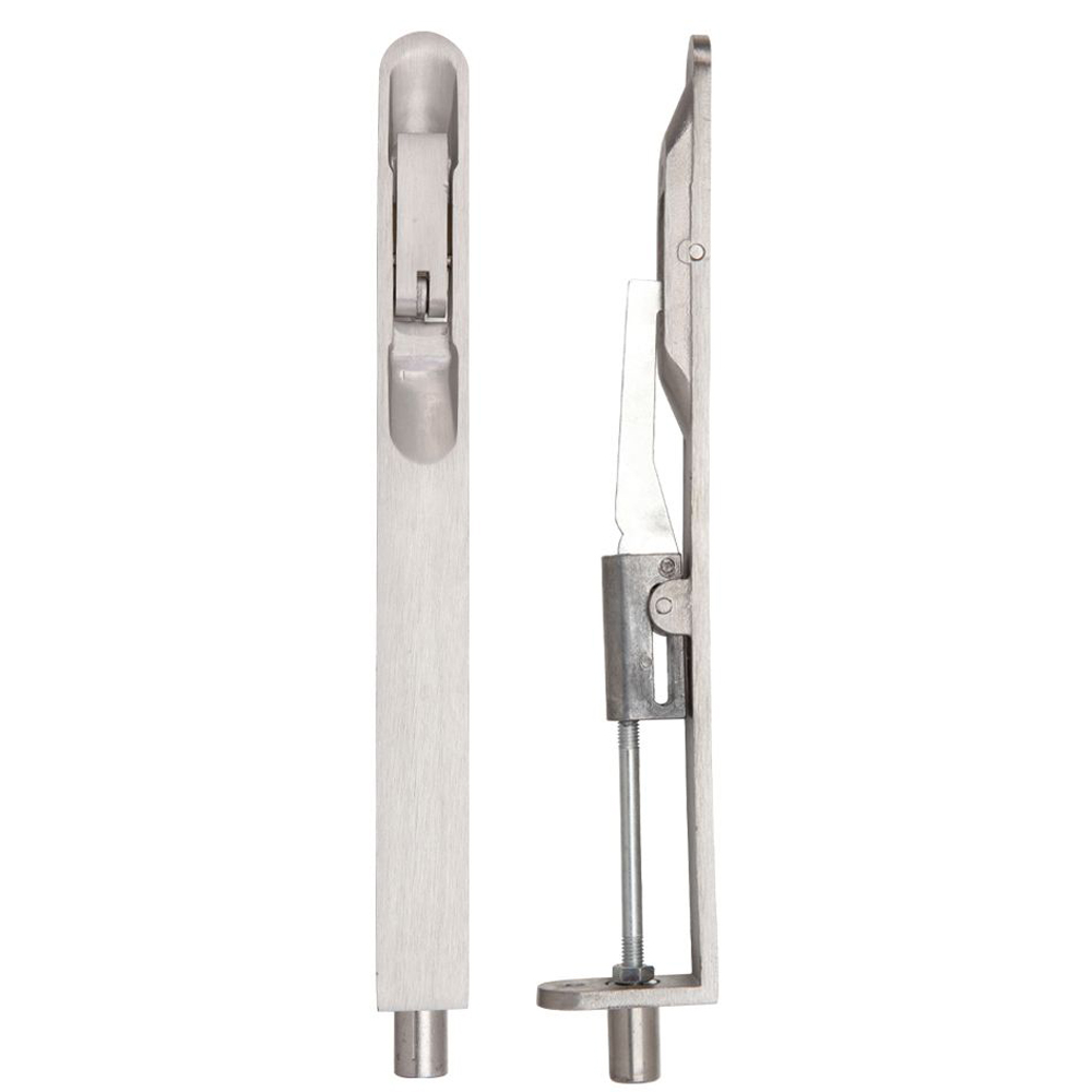 ZOO ZAS03RSS Lever Action Flush Bolt - 20 X 200mm - Radius - Satin Stainless Flush Bolts