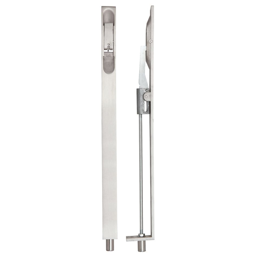 ZOO ZAS05SS Lever Action Flush Bolt - 20 X 305mm - Satin Stainless Flush Bolts