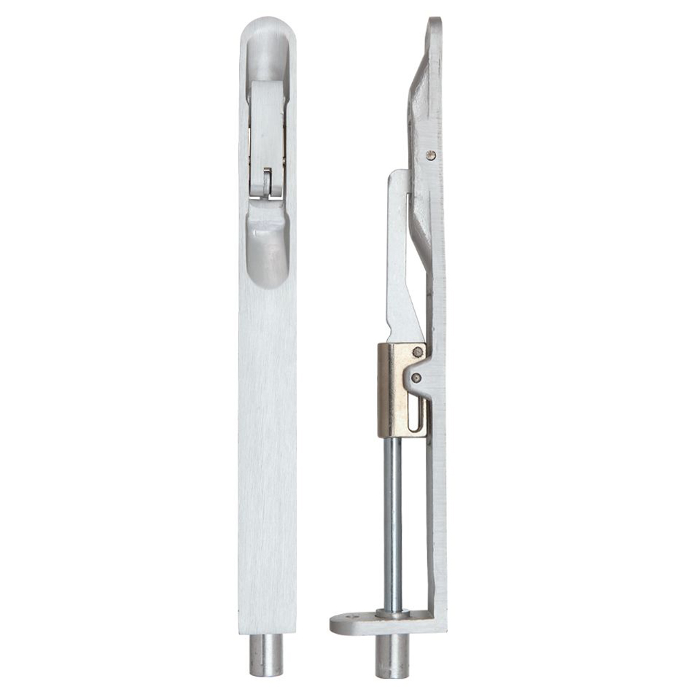 ZOO ZAA03RSA Lever Action Flush Bolt 20 X 200mm - Radius Forends - Satin Aluminium Flush Bolts