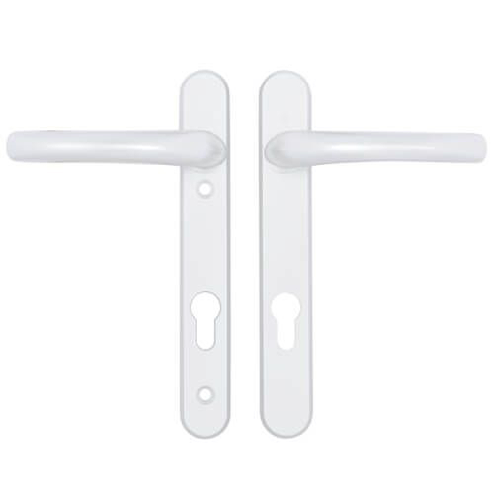 Hoppe TOK92LLW Tokyo Lever UPVC Multipoint Door Handles - 92mm PZ Unsprung 122mm Screw Centres UPVC Door Handles