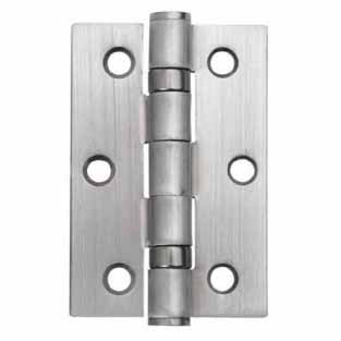 NEWSTAR Ball Bearing Hinge 76 x 51 x 2mm Polished Stainless Steel Hinges