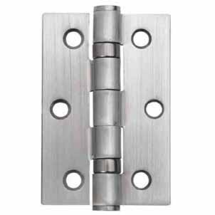 NEWSTAR Ball Bearing Hinge 76 x 51 x 2mm Satin Stainless Steel Hinges