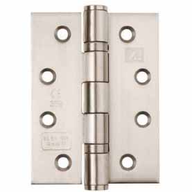 NEWSTAR BH1/13-R Radius Butt Hinge 102 x 76 x 3mm Polished Stainless Steel Hinges