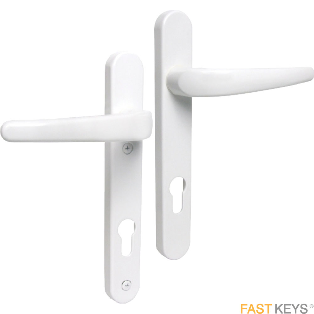 UPVC door handle set.