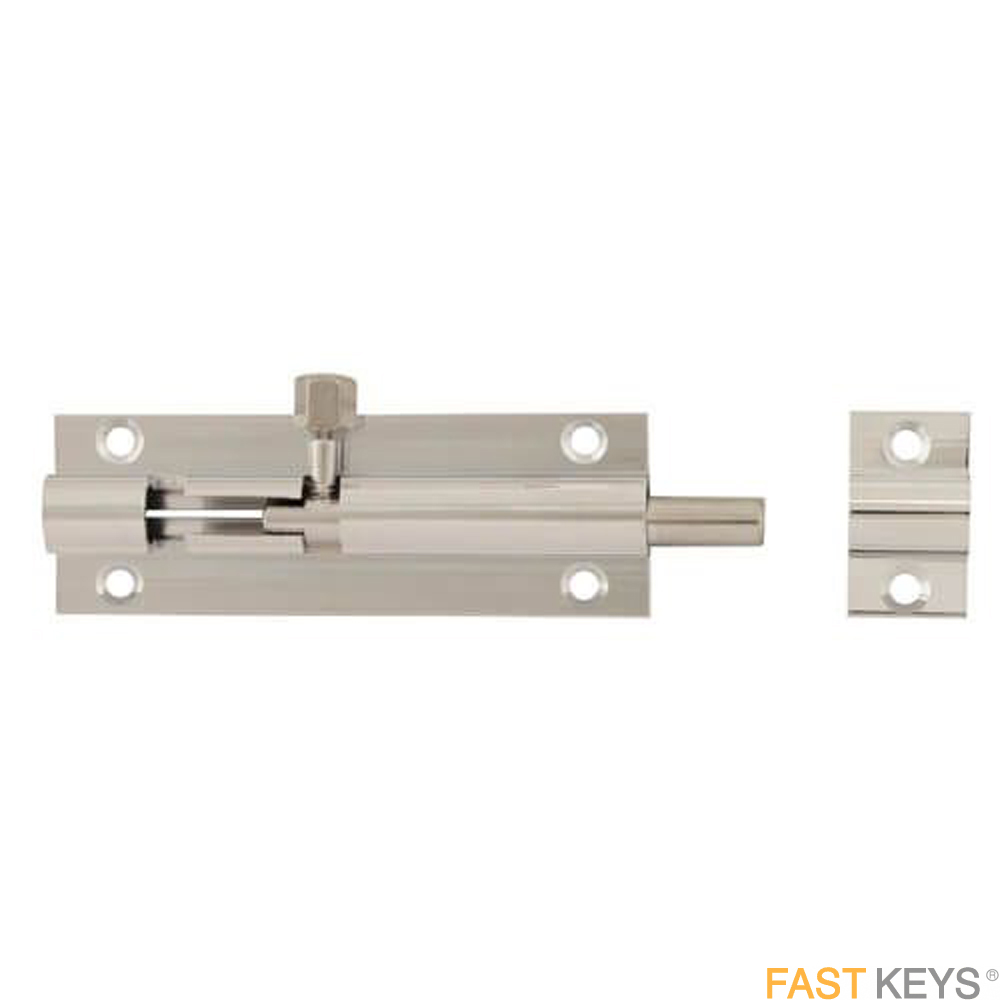 TSSBARB3C Standard Duty Straight Barrel Bolt 3"- Chrome Finish