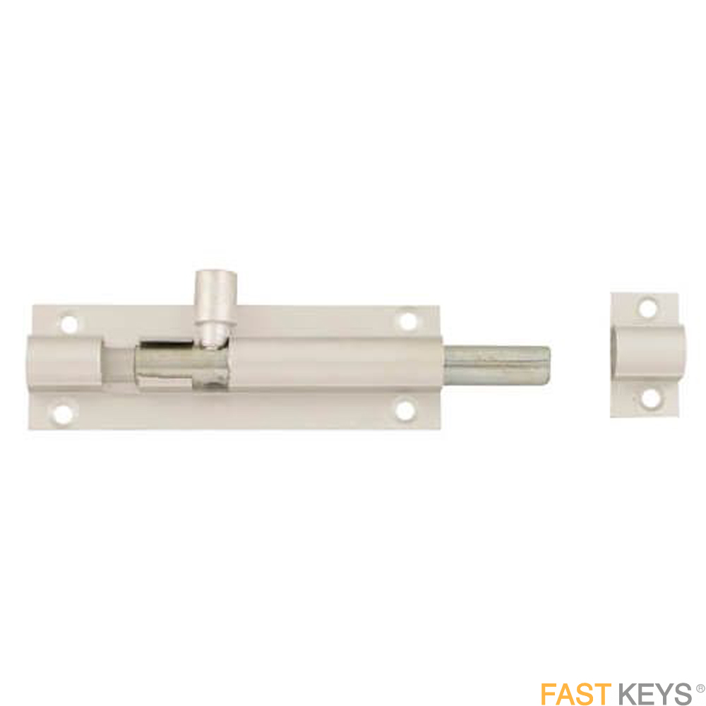 TSSBARB3SAA Standard Duty Straight Barrel Bolt 3"- Satin Aluminium