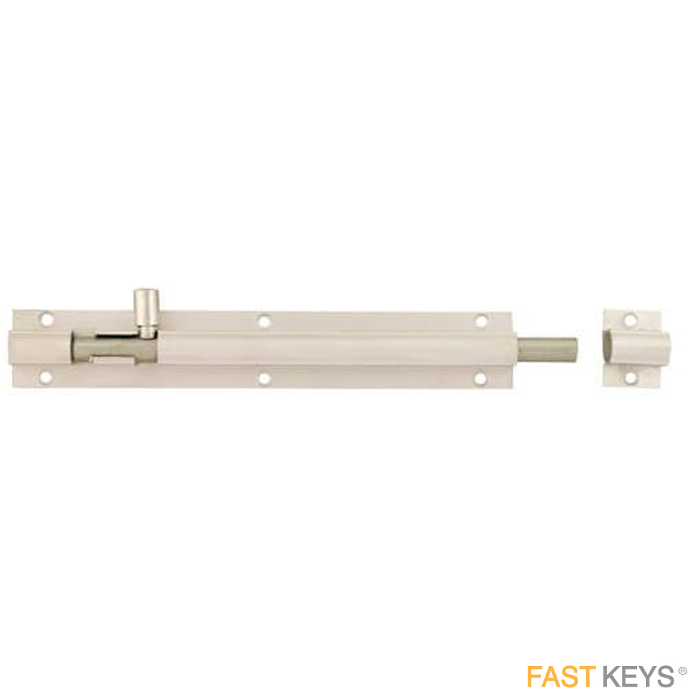 TSSBARB6SAA Standard Duty Straight Barrel Bolt 6"- Satin Aluminium
