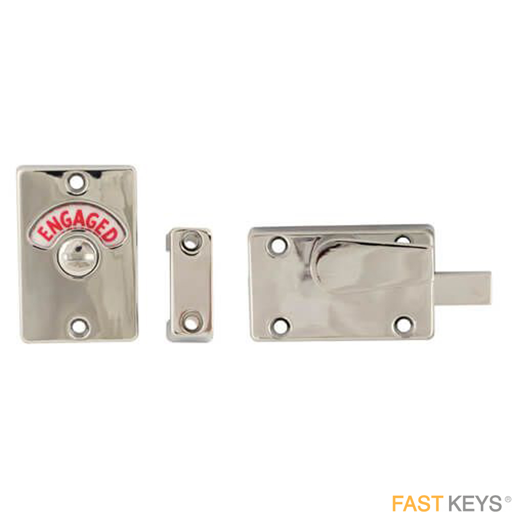 TSSBIB63C Bathroom Indicator Bolt - 41 x 66mm Chrome Finish