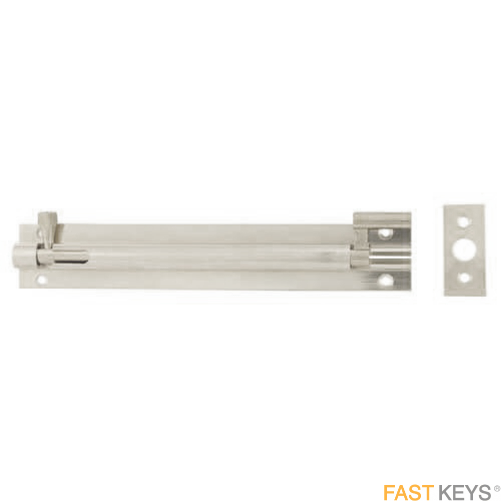 TSSNBAR6C Standard Duty Necked Barrel Bolt 6" - Chrome Finish