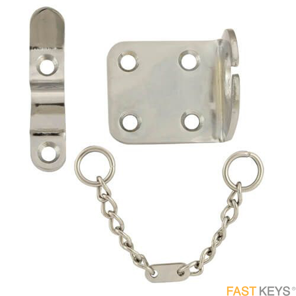 TSSNDOCHAINC Non-Locking Narrow Door Chain, 205mm Chrome finish