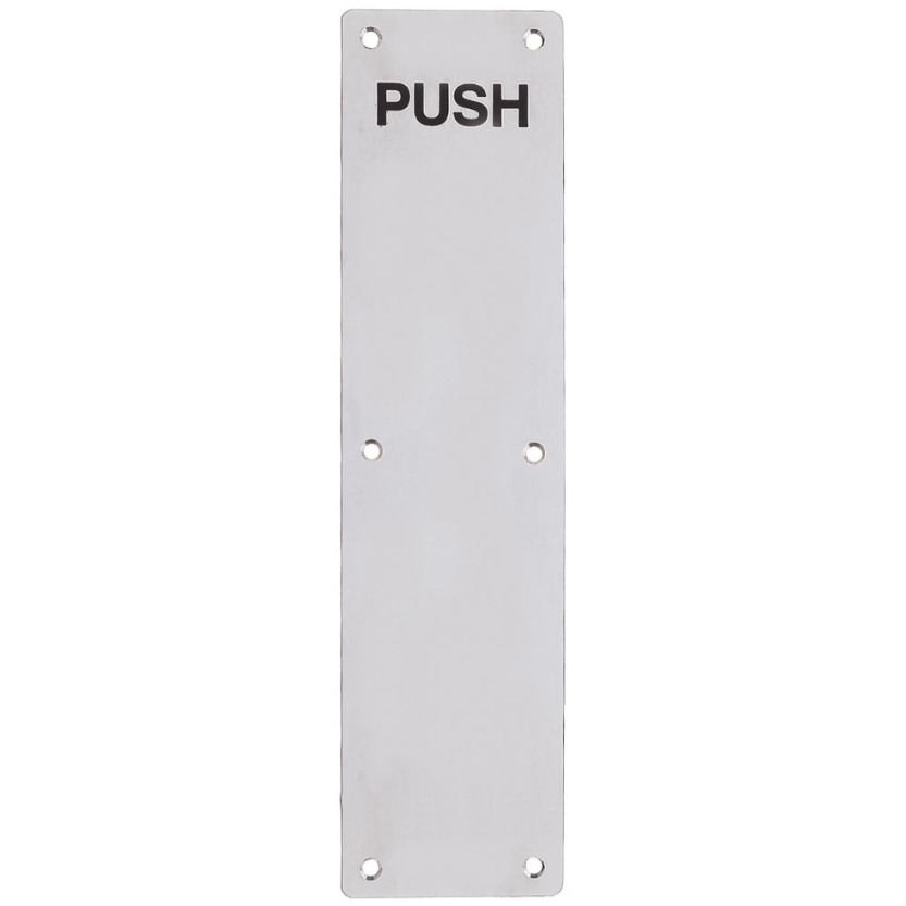 ZOO ZAS30RASS Finger plate - push (radius) 75mm x 300mm Finger Plates