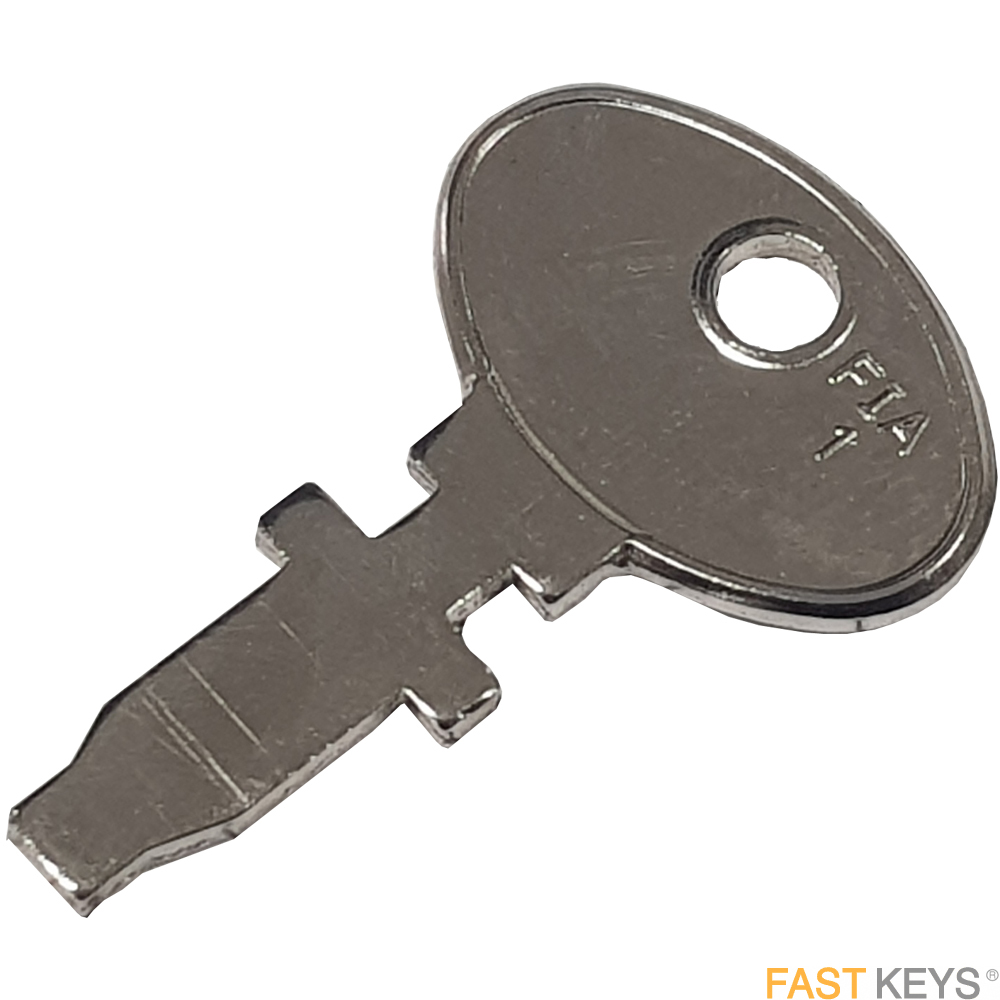 FIA1 Fiat industrial pre-cut key for use with industrial & plant machinery