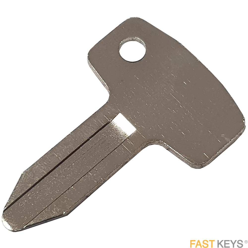 KUB3 pre cut key for use with Kubota industrial vehicles.