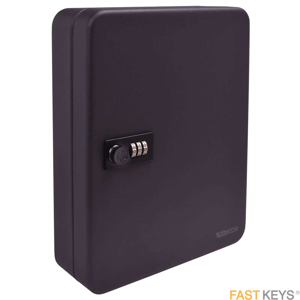 Sterling KC20C 20 hook key cabinet with combination lock