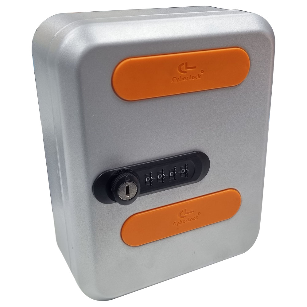 4 DIGIT COMBINATION LOCKS KEYBOX 200 - Silver