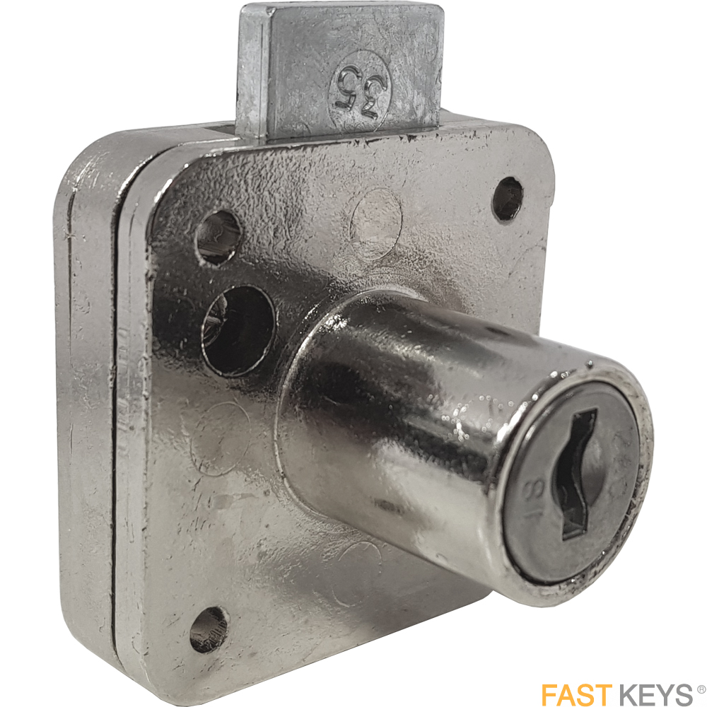 Lowe and Fletcher L&F 5865 square back rim lock with 19mm nozzle