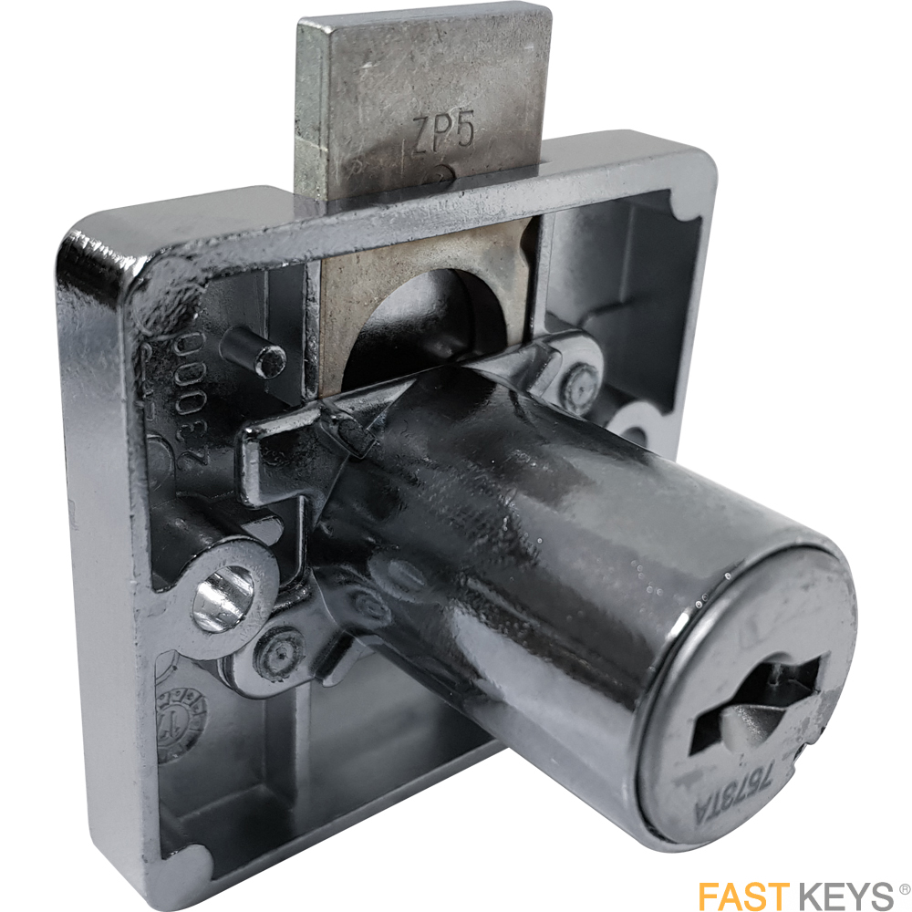 MLM/Huwil Square CUPBOARD Lock c/w Huwil TA Cylinders