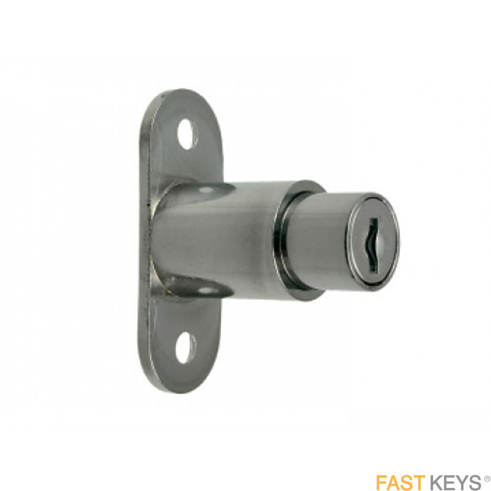 Lowe and Fletcher L&F 5862 sliding door push lock with 24mm nozzle length