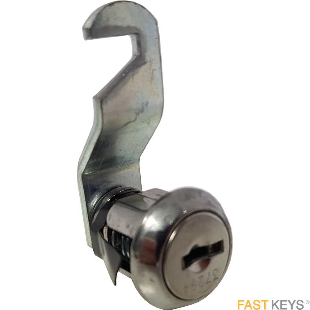 L&F Lion Steel 1438 20mm Snap-in fix cam lock, Matt Nickel Plated Finish