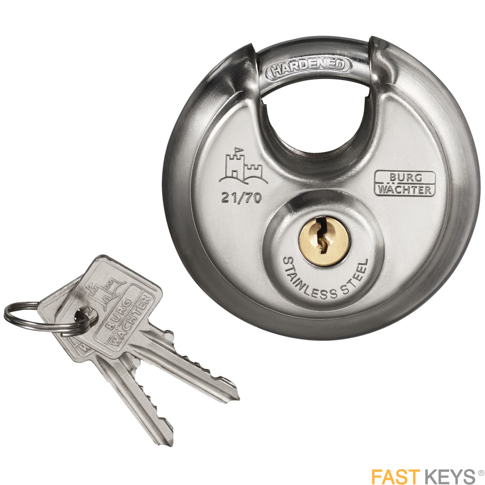 Burg Wachter 21 70 SB Diskus Padlock, 70mm