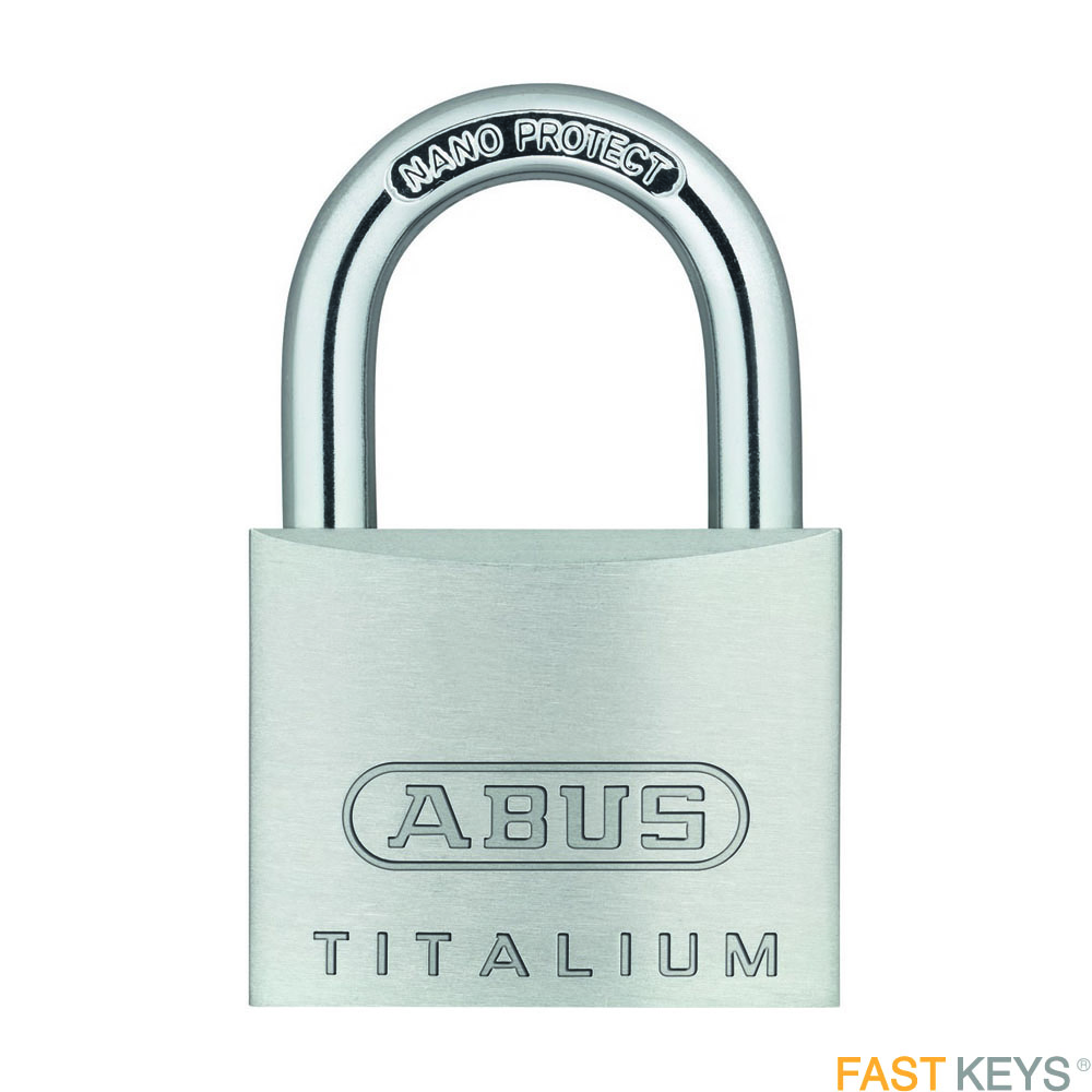 ABUS 64TI/25 25mm Titalium open shackle padlock