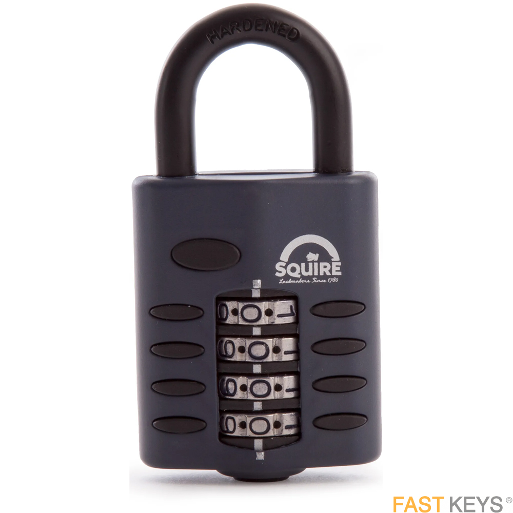 Squire CP50 50mm combination padlock, 4 wheel Grade 7