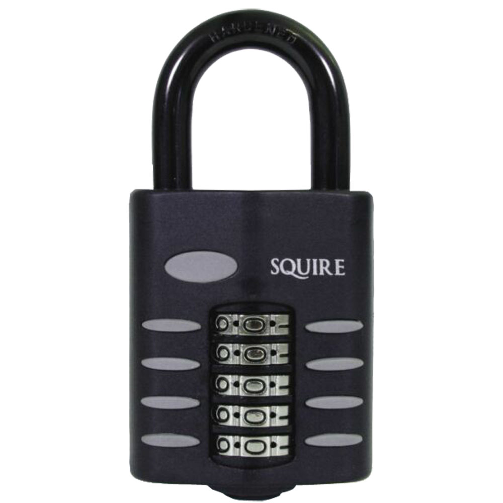 Squire CP60 60mm combination padlock, 5 wheel Grade 10