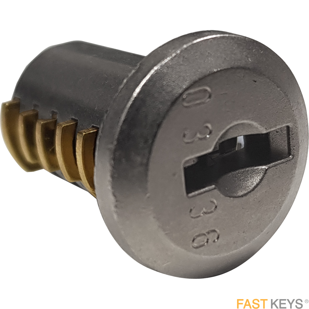 Gesika/Hekna 0301-0360 series lock cylinder core with 2 keys