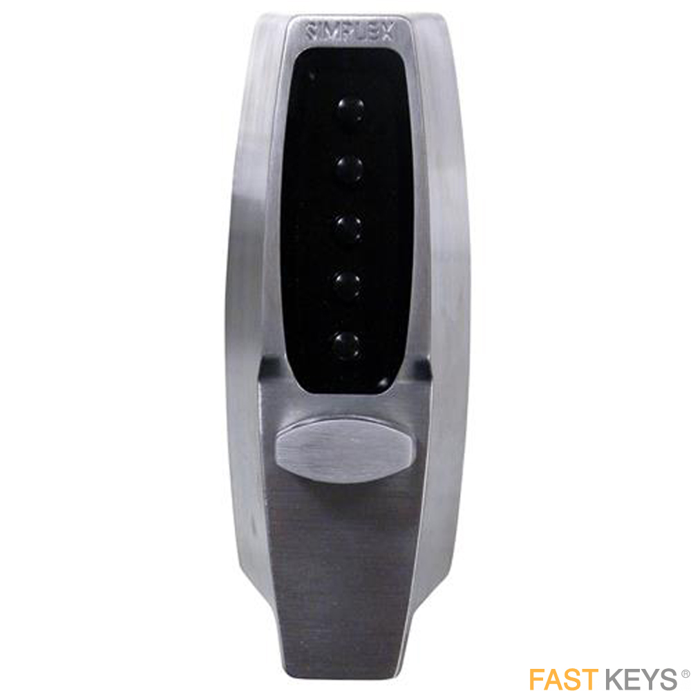 Kaba Unican 7104 Mechanical Digital Lock - Satin Chrome finish