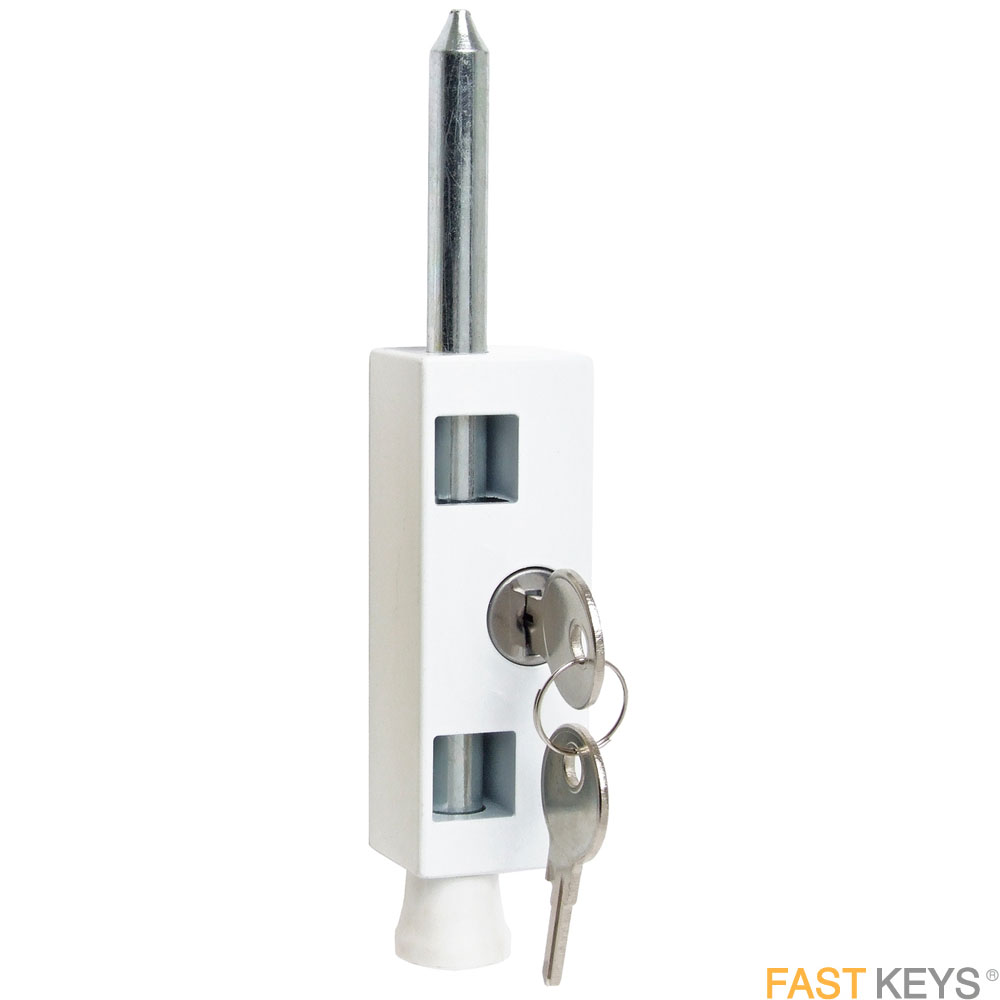 Sterling Multi Purpose Door Bolt White Finish. Suitable For Metal Or Wood Hinged And Sliding Doors.