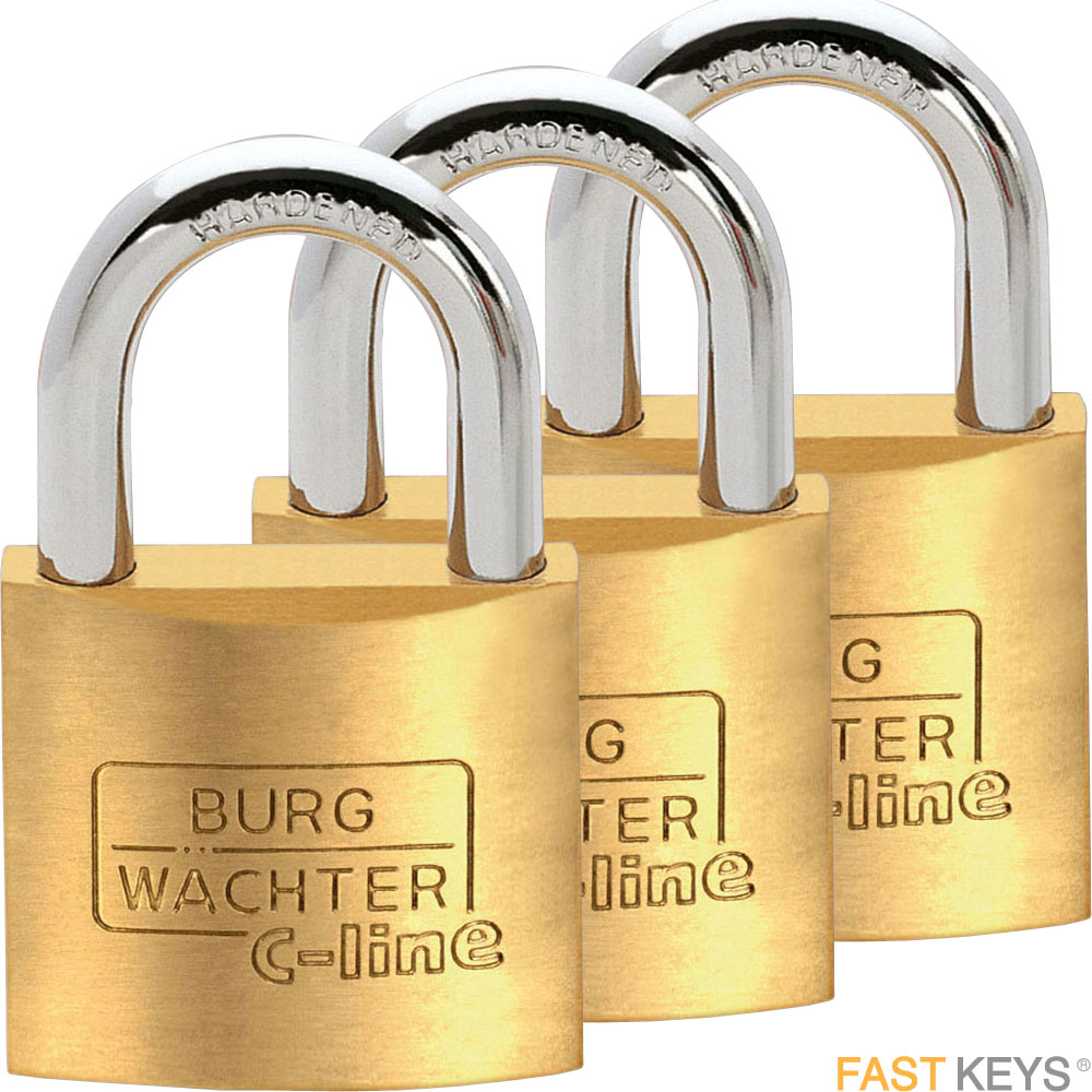 Burg Wachter C-Line Trio 222C30SB 30mm Padlock
