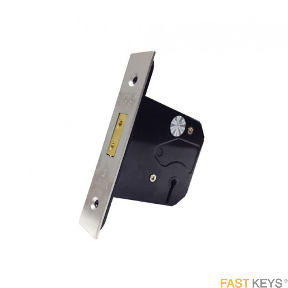 ZOO ZURD364SS 3 lever 64mm Deadlock - Satin Stainless Steel