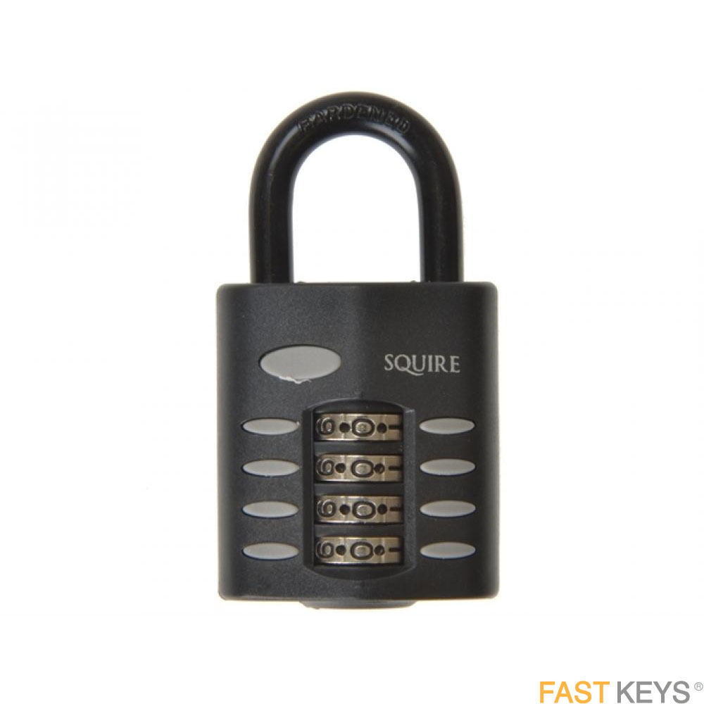 Squire CP40 40mm combination padlock, 4 wheel Grade 5