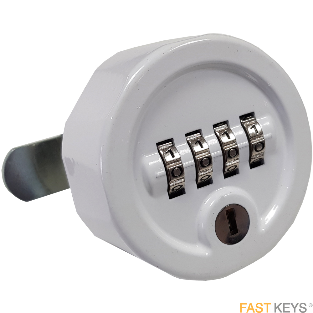 Ronis C Lock - Combination Camlock white finish