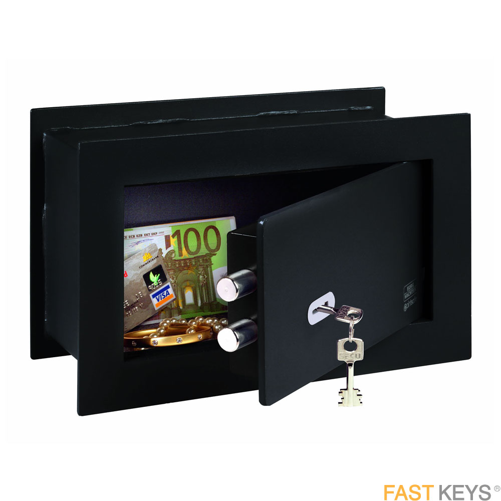 Burg Wachter PW1S wall safe, key operated