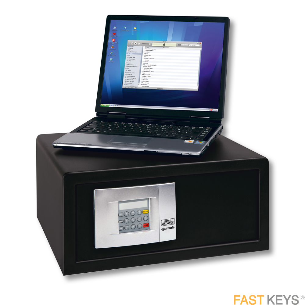 Burg Wachter P3ELAP laptop safe, electronic lock