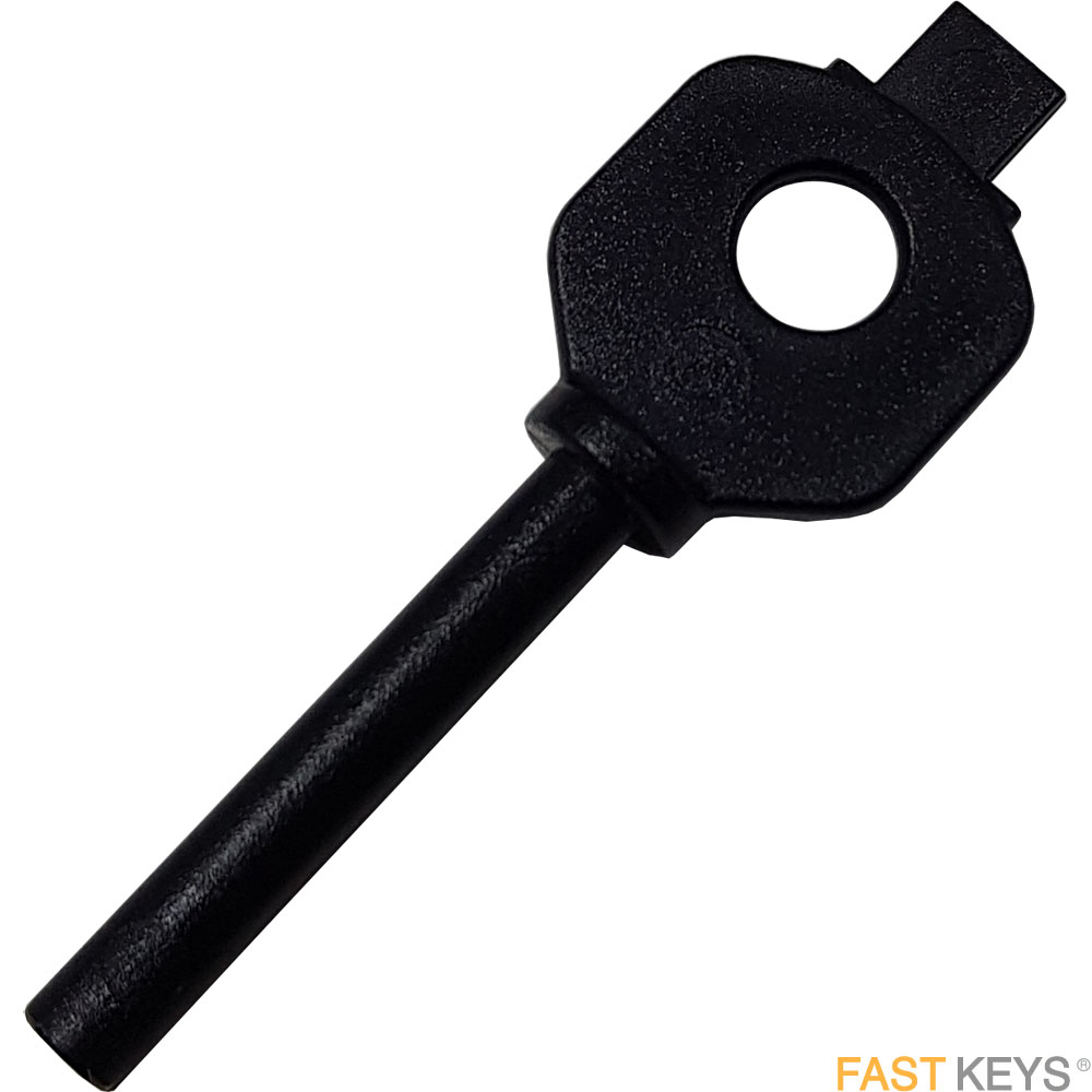 Exit point reset key for emergency exit button