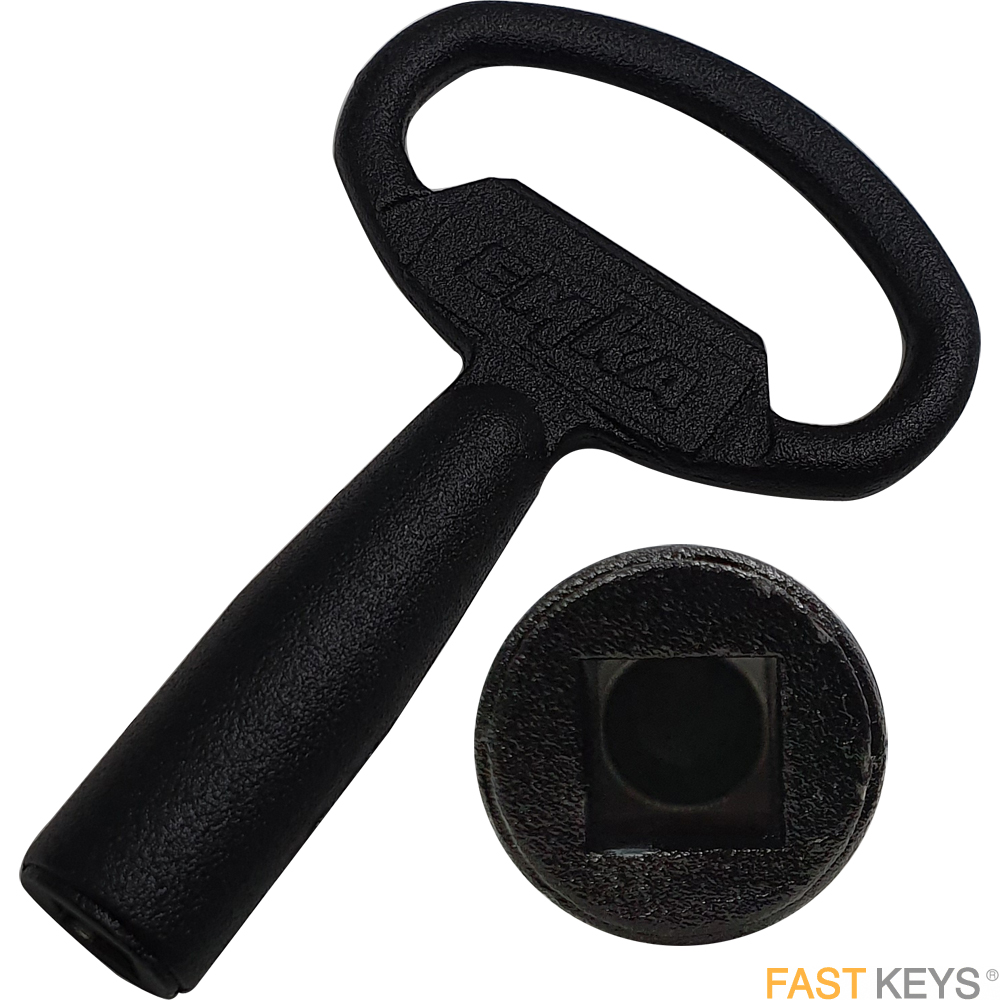 EMKA 1004-18 Form A 6mm Square Budget Key